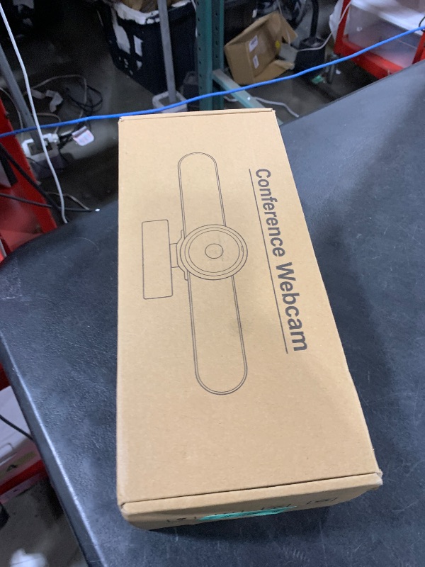 Photo 1 of 4K Webcam Conference Call TV Room Web Camera with Dual Microphones &Speaker, | All-in-One USB Video Camera, 116° Wide Angle, AI Auto Framing | Compatible with Zoom, OBS