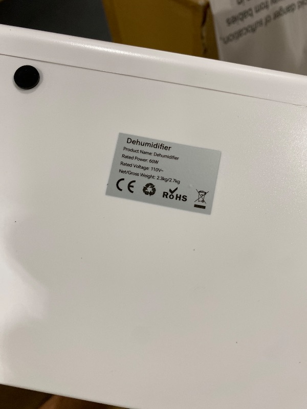 Photo 1 of Dehumidifier, Dehumidifiers for Home