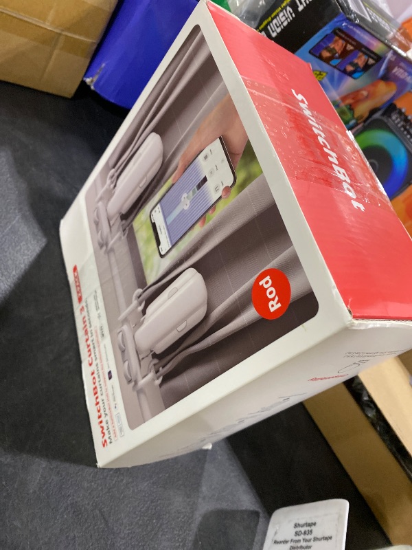 Photo 1 of SwitchBot 2025 Automatic Curtain Opener 3 Rod-Bluetooth Remote Control, WiFi&Smartphone Control, Upgraded High-Performance, Add Hub to Compatible with Alexa, Google Home, HomeKit