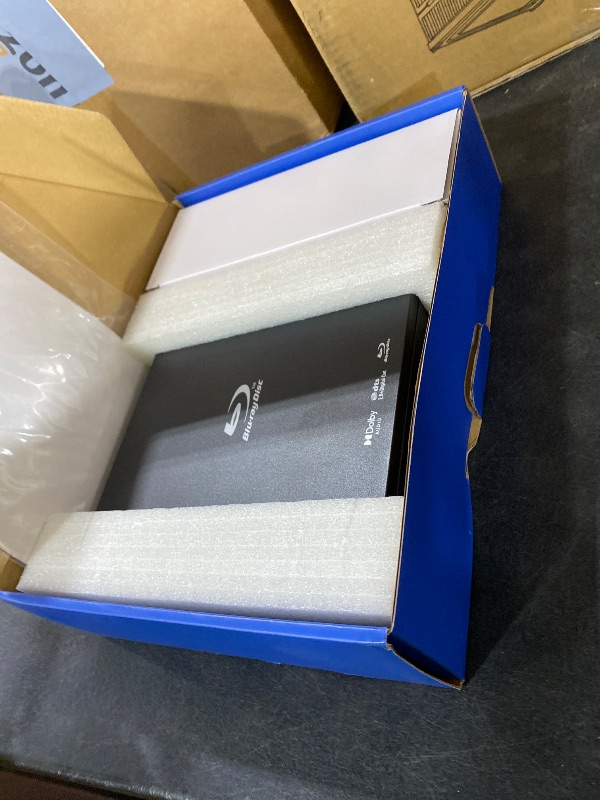 Photo 1 of Blu Ray Player 1080P Blu-ray Disc Player for Home Cinema, Dolby Audio/DTS, Plays All DVDs and Region A 1 Blu Rays, Supports 128GB USB Stick, with HDMI and AV Output Connection Cable, NTSC US Standard