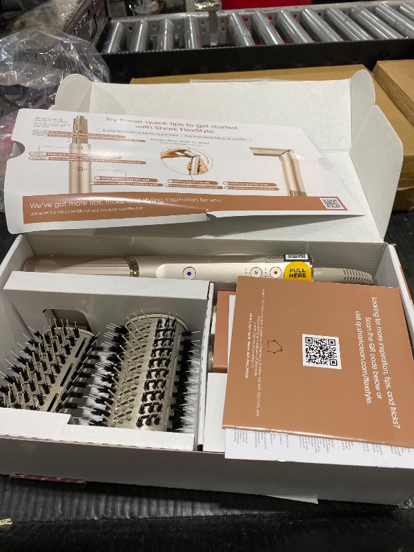 Photo 1 of Shark HD430 FlexStyle Air Styling & Drying System, Powerful Hair Dryer Brush & Multi-Styler with Auto-Wrap Curlers, Paddle Brush, Oval Brush, Concentrator Attachment, Stone