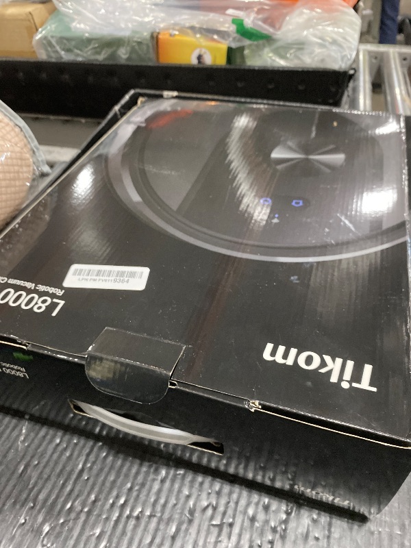 Photo 1 of Tikom Robot Vacuum and Mop Combo, 6000Pa Automatic Robotic Vacuum Cleaner, Smart Mapping, 150 Min Max, Ideal for Pet Hair, Hardfloors, Carpets, Home(L8000 Pro)