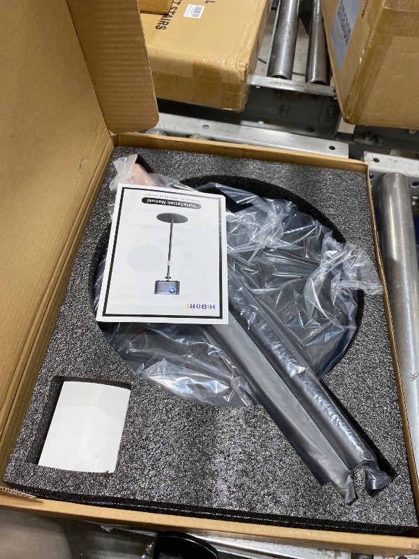 Photo 1 of HIBORI Projector Stand 360° Swivel Projector Mount Adjustable Height Floor Stand Compatible with XGIMI, Nebula, Dangbei, or Any Projectors with 1/4-Inch Thread Mount