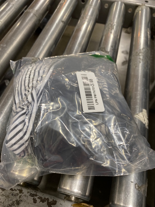 Photo 1 of B2prity Women's One Piece Swimsuits Tummy Control Front Cross Bathing Suits Tie Back Slimming V Neck Swimwear Black Stripe/L