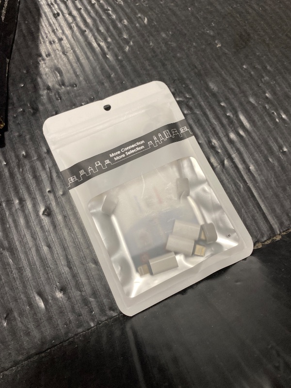 Photo 1 of USB C Type C to Lightning Adapter MFi Certified 4 Pack 27W Fast Charging Support Data Sync,Lightning to USB Type C Cable Adapter for iPhone/iPad/for Airpods,with Anti-Lost Loop,Not for Audio/OTG