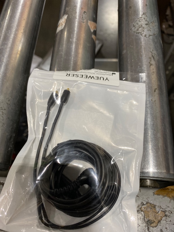 Photo 1 of Earphone Replacement Cable 64-Inch Detachable Earphone Cable for Shure SE215 SE315 SE425 SE535 and SE846 (EAC64BK, Black)