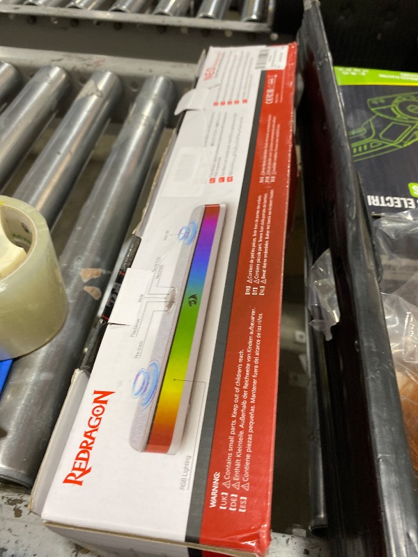 Photo 1 of Redragon GS515 RGB Desktop Soundbar, 2.0 Channel Stereo Computer Speakers for Desktop with BT 5.3, USB-C/USB Powered, Gray