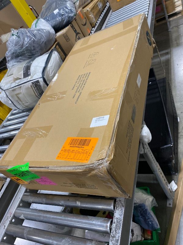 Photo 1 of Zinus Billie Platform Bed Frame, Four Underbed Storage Drawers, Height Adjustable Headboard, Upholstered Style, King