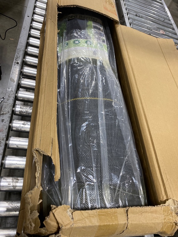 Photo 1 of Sunocity 6ft x300ft Pro Black Weed Barrier, 6oz Premium Landscape Fabric-Heavy Duty Woven Ground Cloth with Superior Permeability Weed Control Convenient Design