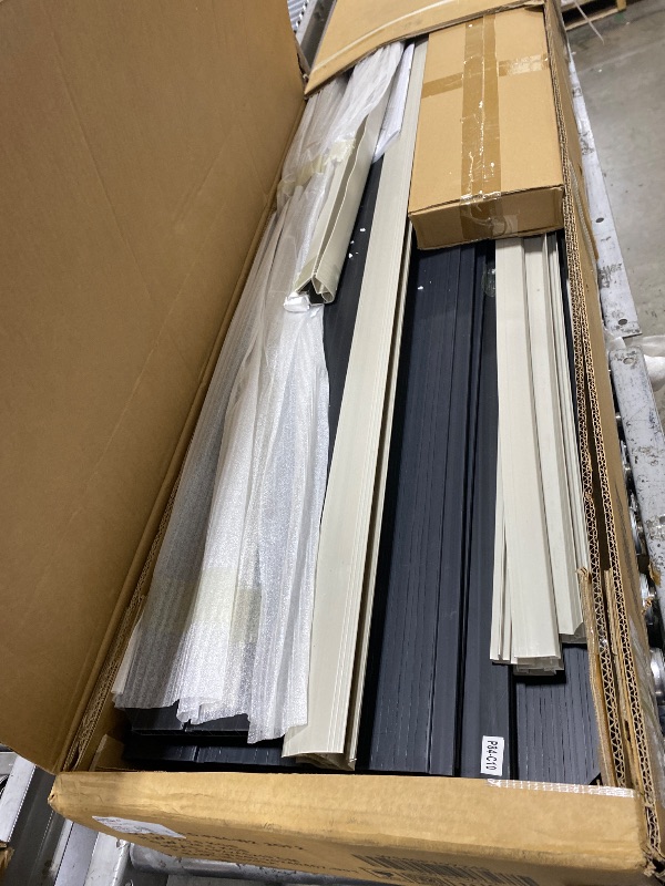 Photo 1 of KEIKI 4x8 FT Outdoor Storage Shed Resin Cabinet with Lockable Doors,Two-Window for Bikes and Patio Lawn Furniture