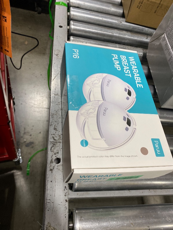 Photo 1 of Paruu Hands Free Breast Pump P16, Wearable Breast Pump Electirc Portable with 4 Modes & 12 Levels, Max 309mmHg Strong Suction 19/21/24mm Flange Inserts Wearable Breastfeeding Pump, 2 Pack?Nude