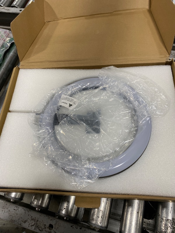 Photo 1 of Ring Light with Stand for Desk,Adjustable Overhead Phone Mount with 10" Ring Light Tripod for iPhone,Phone Tripod with Light and Remote Phones Holder for Video Recording,Live Stream,Cooking Video