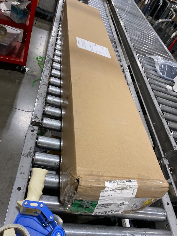 Photo 1 of Amazon Basics Smart Box Spring Bed Base, 5-Inch Height Mattress Foundation, Tool-Free Easy Assembly, Queen, 79"L x 59.5"W x 5"H, White