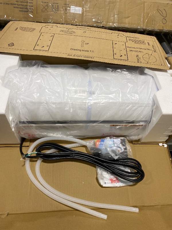 Photo 1 of 20000 BTU Two-Zone Mini Split Air Conditioner, 20 SEER2 208/230V Wall Mounted Inverter w/ R454B Refrigerant, 9K+9K BTU WiFi Enabled with Pre-Charged Condenser cooling/heating system for 750 Sq.Ft ?