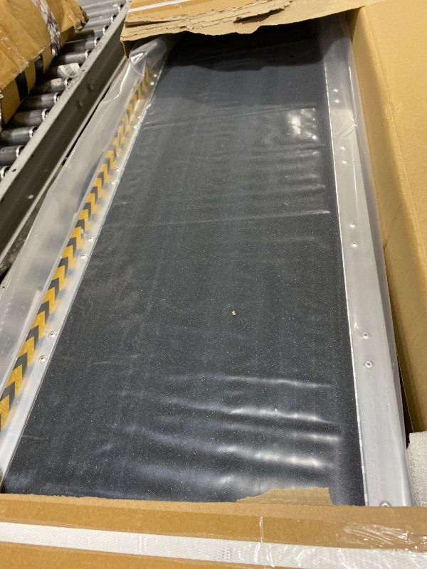 Photo 1 of VNN Portable Wheelchair Ramp 8FT, Seamless Non-Slip Aluminum Ramps for Wheelchairs for Home, Handicap Wheelchair Ramps for Home Steps, Aluminum Loading Dock Plates