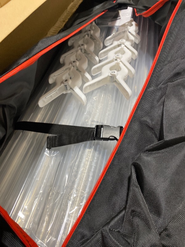 Photo 1 of EMART 10ft Square Backdrop Stand Heavy Duty, Pipe and Drape Photo Background Support Kit, Adjustable Metal Frame with Flat Base for Wedding Birthday Party Decorations