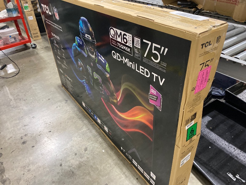 Photo 1 of TCL 75 Inch Class QM6K Series | Mini LED QLED 4K HDR | 75QM6K, 2025 Model | 120HZ-144HZ High Brightness Smart Google TV Dolby Atmos Onkyo Audio | Voice Remote Alexa Gaming Streaming Television