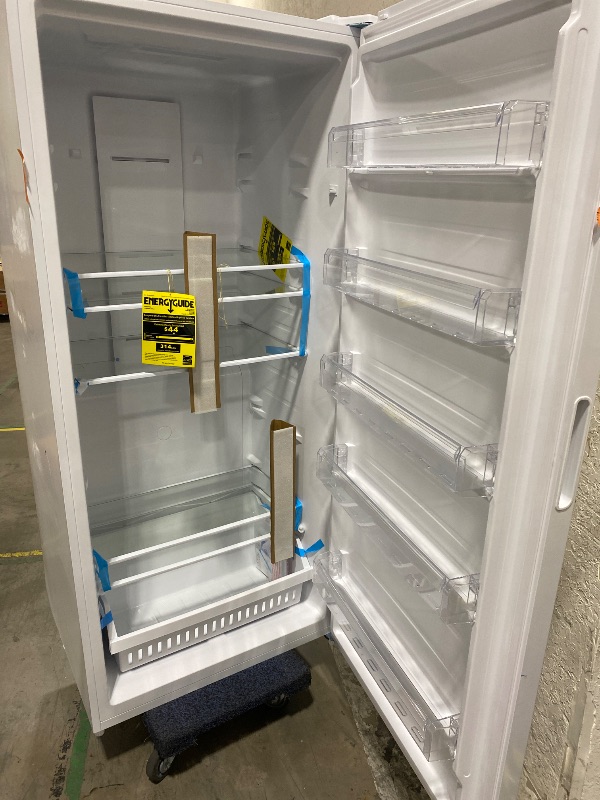 Photo 1 of BLACK+DECKER 21.2 Cu. Ft. Convertible Freezer Refrigerator, Upright Freezer with Glass Shelves, Reversible Door, ENERGY STAR rated, Frost Free, BUC2120MW, White