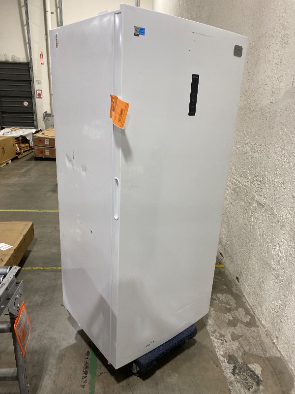 Photo 1 of BLACK+DECKER 21.2 Cu. Ft. Convertible Freezer Refrigerator, Upright Freezer with Glass Shelves, Reversible Door, ENERGY STAR rated, Frost Free, BUC2120MW, White