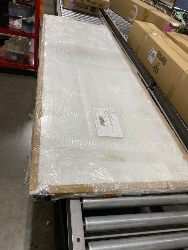 Photo 1 of BARNSMITH 28x80 in 1-Panel White Primed Molded Door Slab, Shaker Style Paintable Hollow Core Interior Door Panel, for Pocket, Swing, Sliding Door, Durable and Lightweight, No Assembly Required