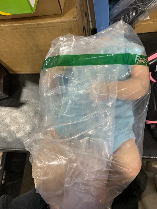 Photo 1 of KAWAYII 20 Inch Newborn Baby Doll Open Eyes Reborn Baby Realistic Soft Vinyl Lifelike Reborn Boy Doll Soft Cloth Body for Newborn Babies Playmates