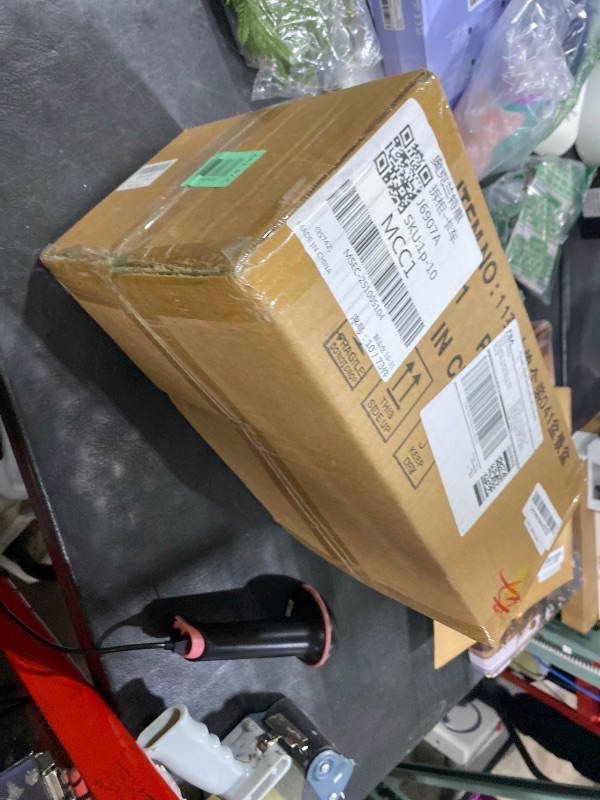 Photo 1 of **POT ONLY** Teagas Bonsai Pots 11.6 Inch - Ceramic Succulent Pots with Drainage Hole, Rectangular Planter for Indoor Outdoor, Decorative Ceramic Flower Pot, Home Garden Room Decor, Plant Lover Gifts, Retro Blue