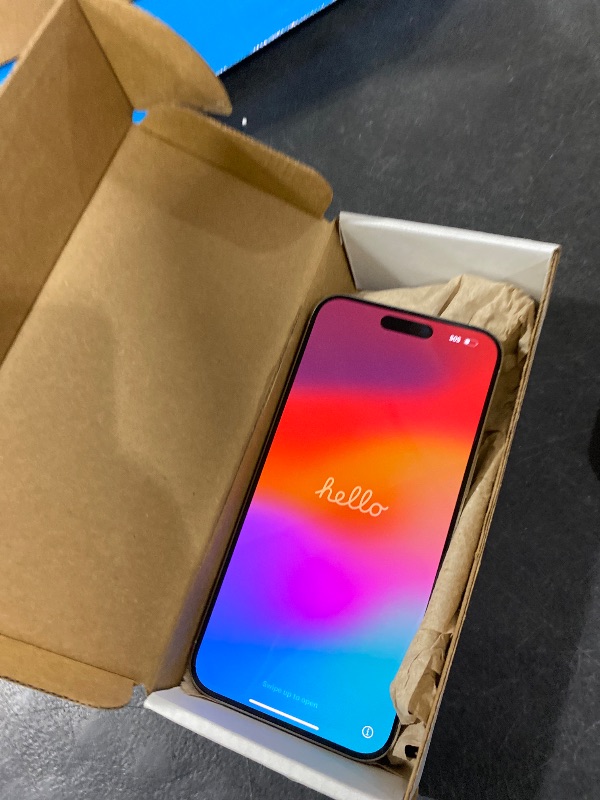 Photo 1 of Apple iPhone 15 Pro Max, 1TB, White Titanium - Unlocked (Renewed)