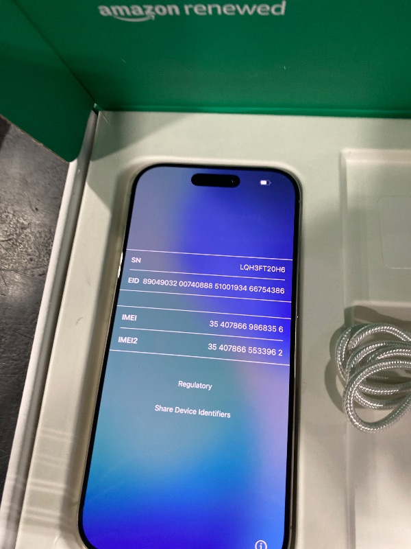 Photo 1 of Apple iPhone 16 Pro, US Version, 512GB, Natural Titanium - Unlocked (Renewed Premium)