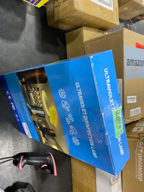 Photo 1 of Feefir UV Light Sanitizer,4-Speed Timing and Remote Control UVC Home Disinfection Device,Ultraviolet Light Sanitizer for Dust Mites,UV Lamp for Whole Room,Black