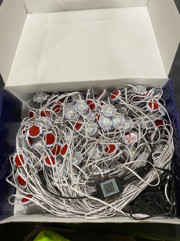 Photo 1 of RGB Permanent Outdoor Lights, 500FT Smart LED Eaves Lights with APP & Remote Control, IP67 Waterproof Outdoor String Lights for Christmas, Halloween,Party, Garden, Patio, House Decor(2 Rolls of 250FT)