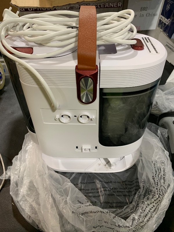 Photo 1 of WURESE Portable Upholstery and Carpet Cleaner Machine, 15Kpa Spot Cleaner Deep Cleans Pet Stains, Couch Cleaner with 3 Tools and Self-Cleaning System for Area Rugs, Furniture, Stair, Car, Scarlet