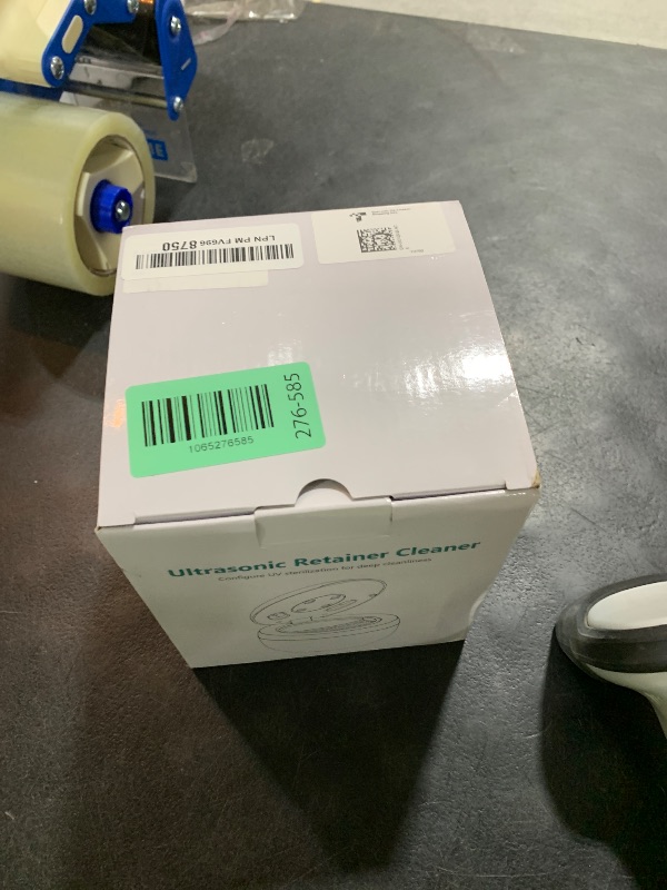 Photo 1 of Dental Ultrasonic Retainer Cleaner Machine - 45kHz Dental Cleaning Pod with 4 Modes, Digital Timer & 200ML Capacity for Denture, Mouth Guard, Aligner, Night Guard, Braces, Toothbrush Head & Jewelry