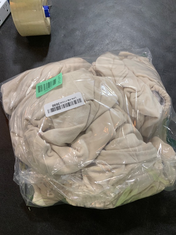 Photo 1 of H.VERSAILTEX Dining Chair Covers Velvet Stretch Chair Covers for Dining Room Set of 4 Parson Chair Slipcovers Chair Protectors Covers Dining, Soft Thick Solid Velvet Fabric Washable, Ivory