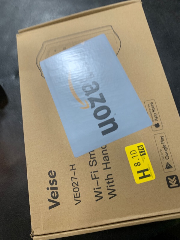 Photo 1 of Veise VE027-H Built-in Wi-Fi Fingerprint Smart Deadbolt Lock with Handleset, App Remote & Voice Control, Keyless Entry Front Door Lock Set, Touchscreen Keypad, Auto-Lock, Easy Setup, Satin Nickel