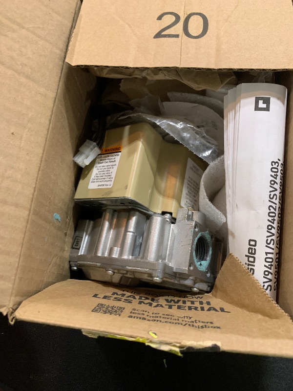 Photo 1 of SV9501M8129 Smart Gas Valve, SV9501M8103 Gas Valve Compatible with honey-well Furnace Gas Valve, 1/2" NPT 24V Intermittent Pilot, for Natural Gas or LP (Propane) Systems