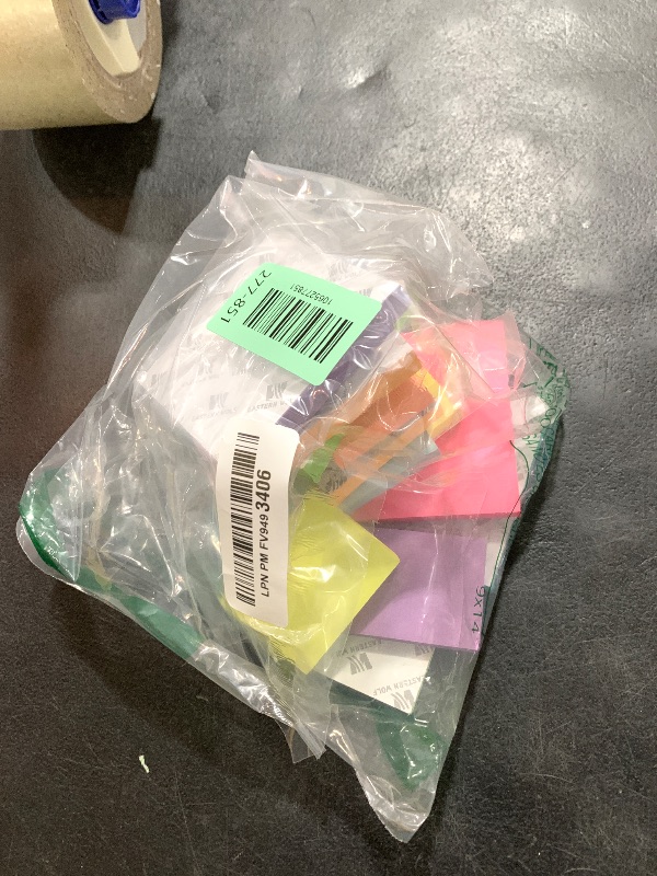Photo 1 of (16 Pads) 8 Pads 3x3 Sticky Notes and 8 Pads 1.5x2 Sticky Notes 8 Bright Multi Colors Self-Stick Notes 90 Sheet/Pad