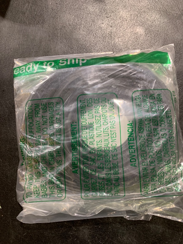 Photo 1 of Tintvent EPDM Dense Rubber Black Window Locking Key Gasket, Mates up with Dual Piece Locking Gaskets, Black, 26Feet