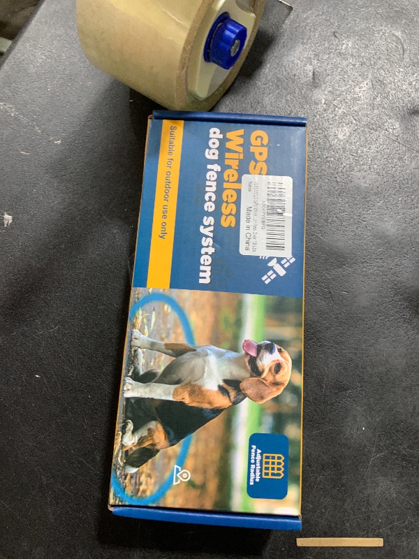 Photo 1 of VERSMELO GPS Wireless Dog Fence, Electric Fence for Dogs, Perimeter Collar Fence System, Radius 33-1999 Yards, IPX7 Waterproof, Beep Vibration Shock Correction, for Pets Over 18 Lbs