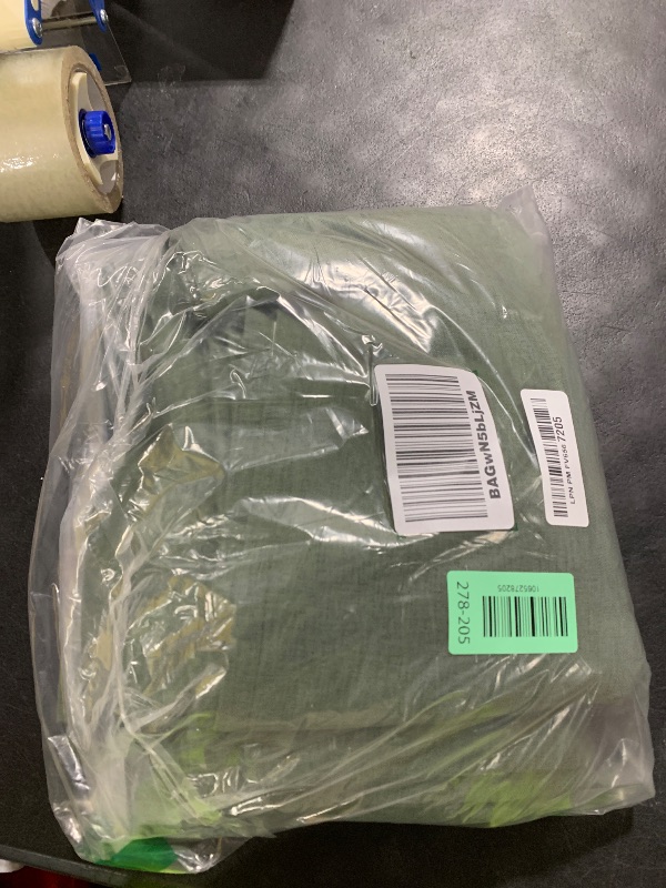 Photo 1 of Dark Olive Green Curtains 70 Inch Length Extra Wide Pleated Black Out 84 Inch Long for Living Room, Linen Thick Sliding Glass Door Heavy Duty Insulated Large Window Drapes (70"Wx84"Lx 2Panels Loden)