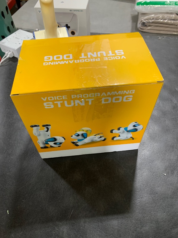 Photo 1 of yiman Remote Control Robot Dog Toy – Programmable Smart Robot Dog for Kids 3+, Interactive Dancing & Sound, RC Stunt Toys with LED Eyes, Electronic Pet Toy for Boys & Girls Gifts (Pink)