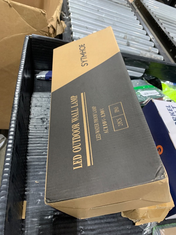 Photo 1 of Sytmhoe LED Square Outdoor Wall Lights 2 Packs, 16inch 6000K 10%-100% Dimmable Exterior Wall Light Aluminum Body Waterproof IP65 led Porch Light for House Patio Garage Garden