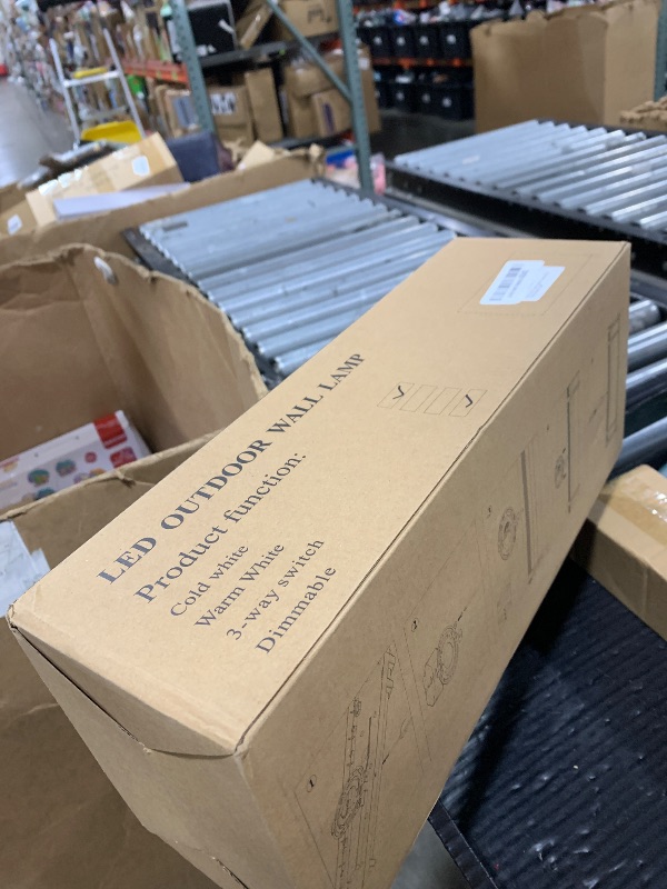 Photo 1 of Sytmhoe LED Square Outdoor Wall Lights 2 Packs, 16inch 6000K 10%-100% Dimmable Exterior Wall Light Aluminum Body Waterproof IP65 led Porch Light for House Patio Garage Garden