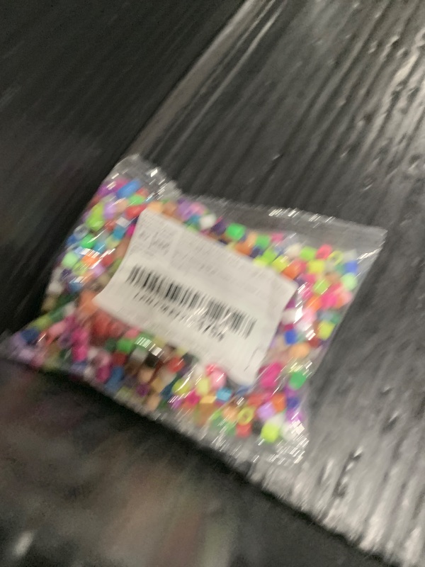 Photo 1 of 1000PCS Fuse Beads, 5mm Hole Beads for DIY Jewelry Making, Pixel Puzzle Craft Bead for Crafters, Designers & Hobbyists, 5MM
