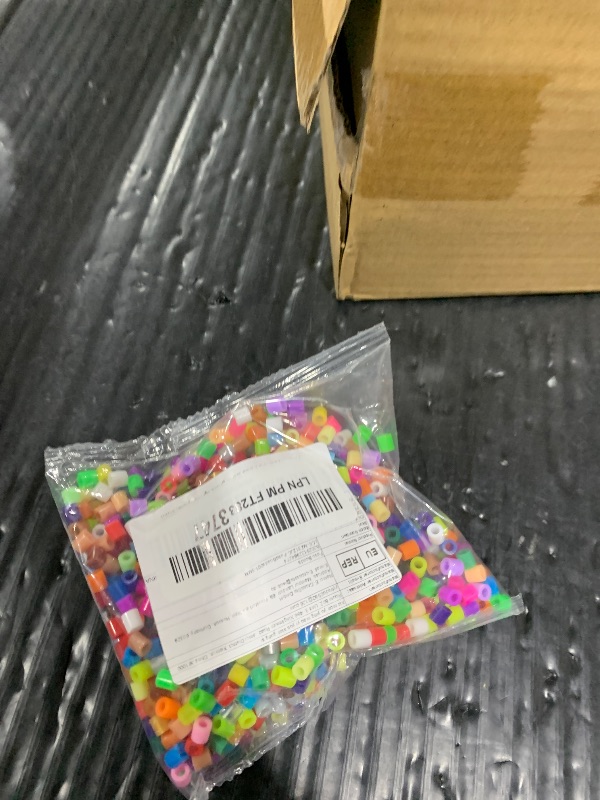 Photo 1 of 1000PCS Fuse Beads, 5mm Hole Beads for DIY Jewelry Making, Pixel Puzzle Craft Bead for Crafters, Designers & Hobbyists, 5MM
