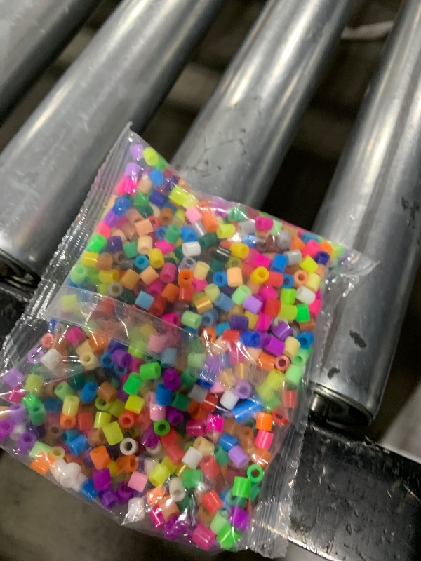 Photo 1 of 1000PCS Fuse Beads, 5mm Hole Beads for DIY Jewelry Making, Pixel Puzzle Craft Bead for Crafters, Designers & Hobbyists, 5MM