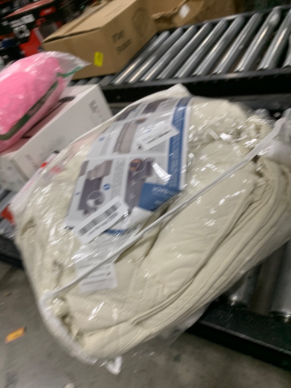 Photo 1 of TAOCOCO Waterproof Sectional Couch Covers L Shaped Sofa Covers Chaise Lounge Cover 3pcs Reversible Sofa Covers for Sectional Sofa Pet Kids Furniture Protector with Elastic Straps(Large, Off White)