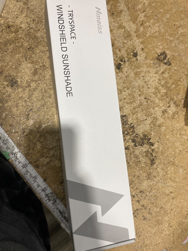 Photo 1 of [2025 Upgrade] Nmoiss Windshield Sun Shade Umbrella - [Vinyl Coating Heat Shield] Protect Car from Sun Rays & Heat Damage Keep Cool and Protect Interior, Spring Structure Edge Medium 56" L x 31" W