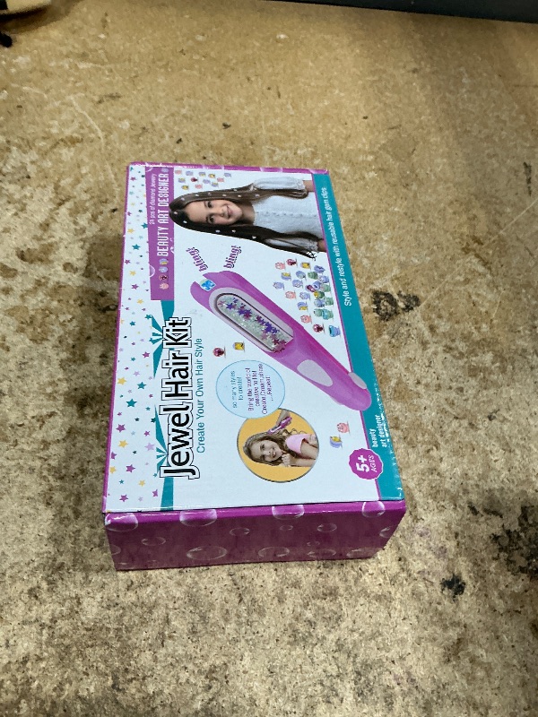 Photo 1 of *** MISSING PIECES*** Yoloflix Hair Gem Stamper Kit,Bling Hair Jewels for Girls, Hair Styling Tool with Reusable Shining Diamonds, Christmas Birthday Arts & Crafts Gift for 5-12 Year Old Girl