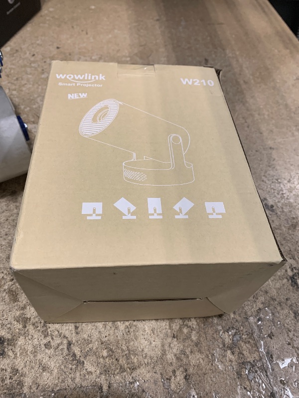 Photo 1 of [Built-in Apps & 2025 Upgraded] Mini Projector with WiFi 6 and Bluetooth 5.4 Support 4K 1080P Auto Keystone 180° Rotatable Projector Portable Compatibile with HDMI/TV Stick/Memory Stick/Laptop, White