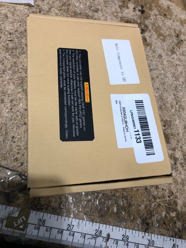 Photo 1 of 1080P Component to HDMI Converter, YPbPr to HDMI Adapter with Male YPbPr Connector - for Connecting DVD/STB with Female Component Output to HDTVs